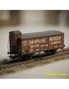 Brawa 49865 - Wagon couvert Champagne Mercier H0 2