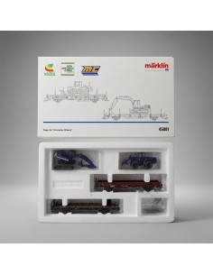 Märklin C45081 - Set 2 wagons ouverts avec tracteurs DB AC H0