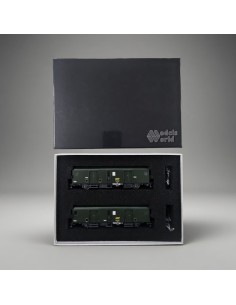 LS Models MW30318 - Set de 2 fourgons Ds2ai SNCF verts époque IV H0 2