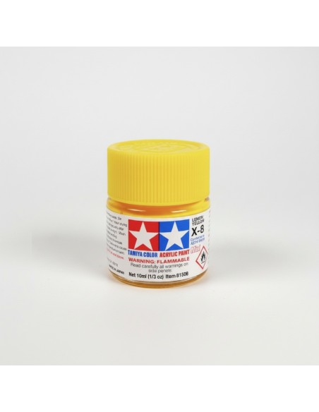 Tamiya TAMI-81508 - Pintura acrílica X-8 Groc brillant 10ml | Basar Valira