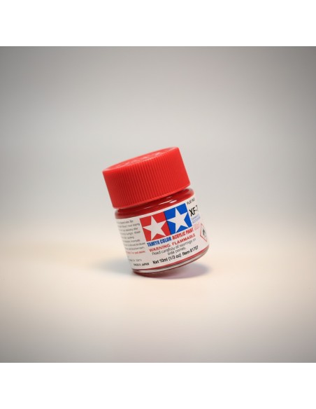 Tamiya TAMI-81707 - Acrylic Mini XF-7 Flat Red 10ml | Basar Valira