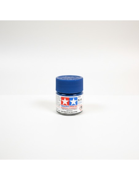 Tamiya TAMI-81504 - Acrylic Paint X-4 Brilliant Blue 10 ml | Basar Valira