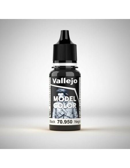 Vallejo VALL-70950 - Model Color 191 Noir mat 18 ml | Basar Valira