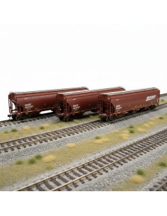 Athearn ATHG-1058 - Pack 3 Wagons Trémie Trinity 5161 BNSF HO | Basar Valira Trens