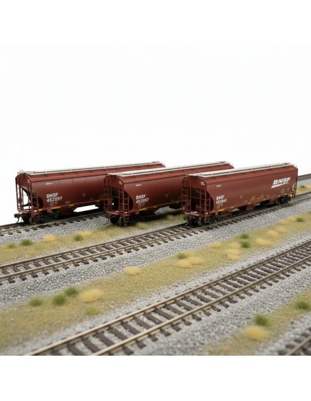 Athearn ATHG-1058 - Pack 3 Vagons Tremuja Trinity 5161 BNSF HO | Basar Valira Trens