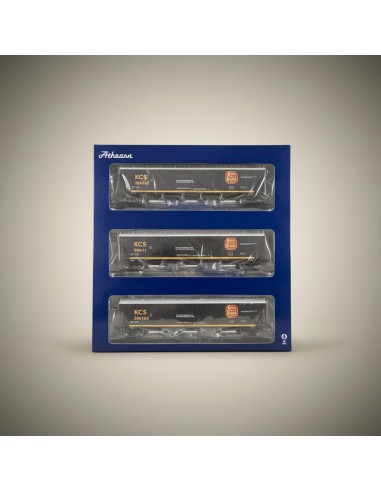 Athearn ATHG-1066 - Set of 3 Trinity 5161 KCS Covered Hoppers HO | Basar Valira Trens