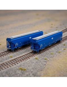 Athearn ATHG-1144 - Set 3 wagons trémie couverts Trinity 5161 TILX HO | Basar Valira Trens