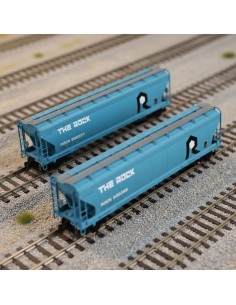 Athearn ATHG-1527 - Pack 3 wagons trémie ACF 4600 Rock Island HO | Basar Valira Trens