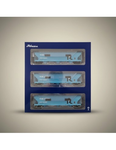 Athearn ATHG-1527 - Pack 3 vagones tolva ACF 4600 Rock Island HO | Basar Valira Trens