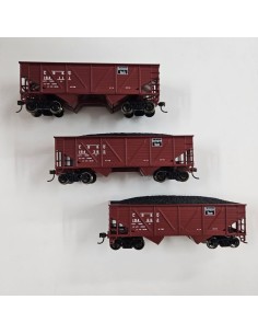 Athearn RND70802 - Set 3 wagons trémie charbon CB&Q HO | Basar Valira Trens
