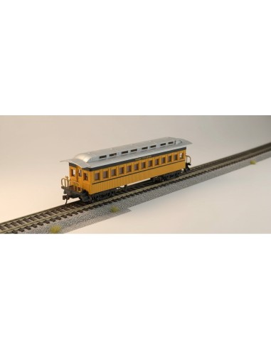 Bachmann 13403 - Coche de pasajeros Coach 1860-1880 amarillo HO | Basar Valira Trens