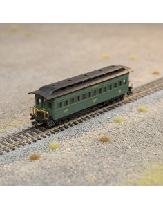 Bachmann 13405 - Coche de pasajeros Silver Series Verde 1860-1880 HO | Basar Valira Trens