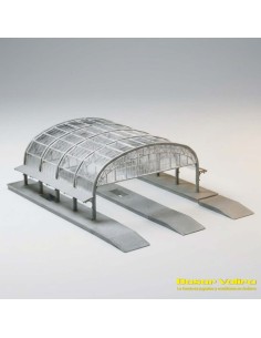 Faller - covered platform with glazing era I 2