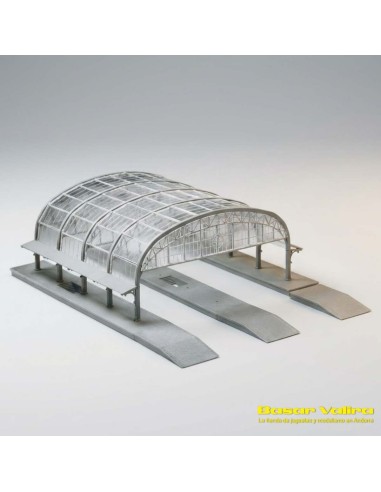 Faller - covered platform with glazing era I