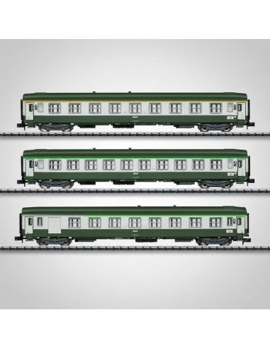 Minitrix 15372 - Orient Express SNCF Passenger Coach Set N Scale | Basar Valira Trens