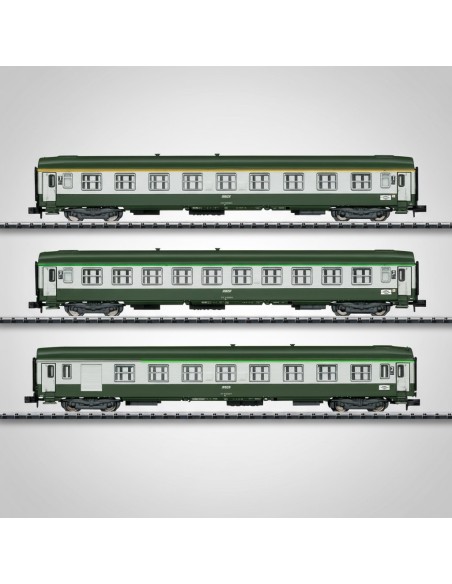 Minitrix 15372 - Set voitures voyageurs Orient Express SNCF Échelle N | Basar Valira Trens