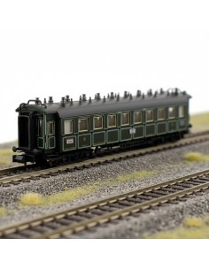 Minitrix 15970 - Voiture voyageurs 3e classe CCü K.Bay.Sts.B. Époque I | Basar Valira Trens
