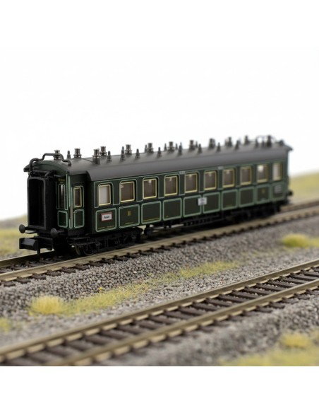 Minitrix 15970 - 3rd Class Passenger Coach CCü K.Bay.Sts.B. Epoch I | Basar Valira Trens