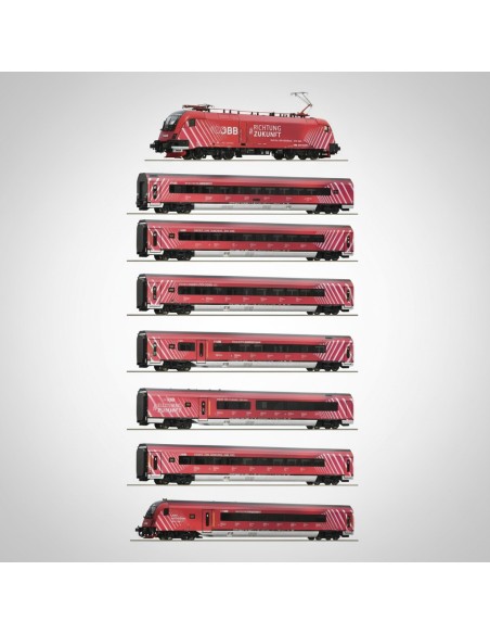 Roco 5500002 - Set Railjet 100 Jahre ÖBB Rh 1116 HO | Basar Valira Trens