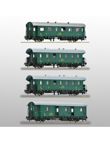 Roco 6200088 - Set 4 vagons Donnerbüchsen ?SD Època IV HO | Basar Valira Trens