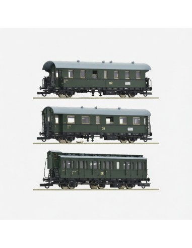 Roco 6200131 - Set 3 cotxes passatgers DR Època III HO | Basar Valira Trens