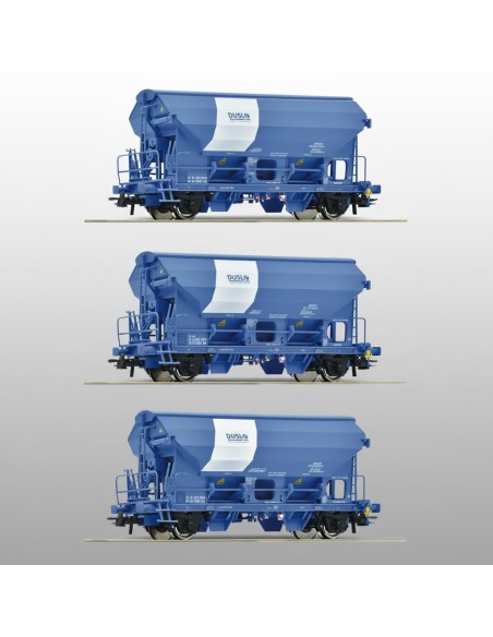 Roco 6600134 - Set 3 Tdns Duslo Hopper Wagons HO | Basar Valira Trens