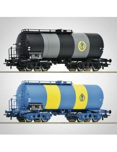 Roco 6600163 - Set 2 wagons citernes ÖMV/ÖBB Époque IV HO | Basar Valira Trens