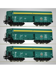 Roco 6600195 - Coffret 3 wagons trémie Fads PTKiGK Époque V-VI HO | Basar Valira Trens