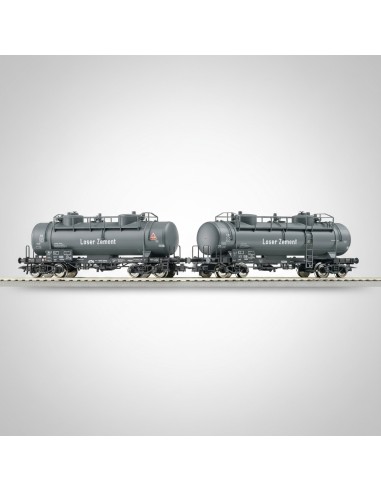 Roco 66150 - Set 2 cement tank wagons DB Era III HO | Basar Valira Trens