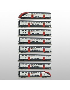 Roco 7700007 - Set 8 voitures RABe 502 SBB HO | Basar Valira Trens