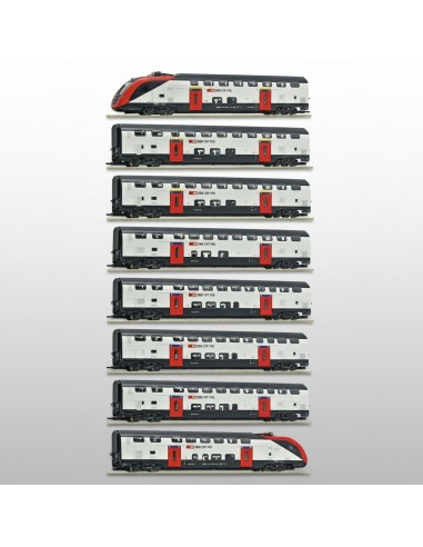 Roco 7700007 - Set 8 voitures RABe 502 SBB HO | Basar Valira Trens