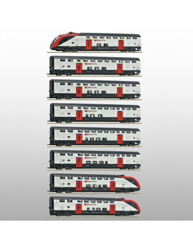 Roco 7710007 - Set RABe 502 SBB 8 pièces Digital avec Son HO | Basar Valira Trens