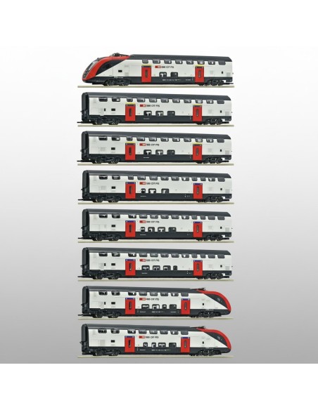 Roco 7710007 - Set RABe 502 SBB 8 pièces Digital avec Son HO | Basar Valira Trens