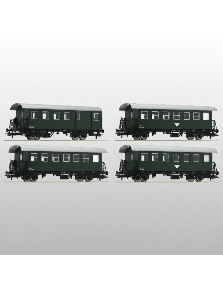 Roco 74026 - Set 4 coches Spantenwagen ÖBB Época III HO | Basar Valira Trens