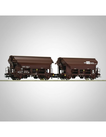Roco 76022 - Set 2 vagones tolva Tdrrs ÖBB HO | Basar Valira Trens