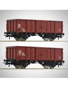 Roco 76136 - Set 2 wagons GTOW NS charbon réel HO | Basar Valira Trens