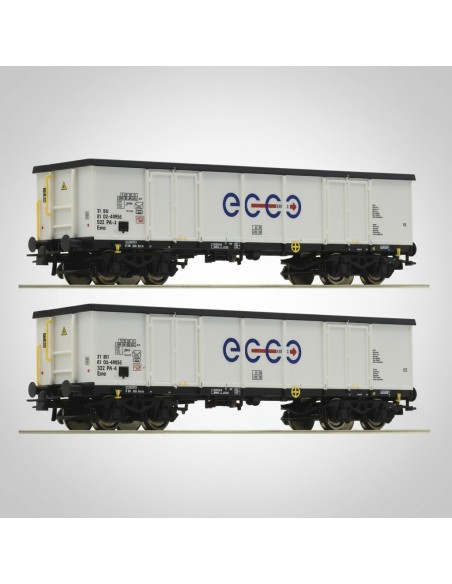 Roco 76731 - Set 2 vagones Eaos ECCO Rail HO | Basar Valira Trens