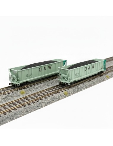 Athearn 1401 - Set 3 Wagons Gondole Bathtub PRAX Primed For Grime HO | Basar Valira Trens