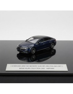MINI GT MGT00559-L - Mercedes-Benz EQS 580 4MATIC Nautical Blue Metallic 1/64 | Basar Valira