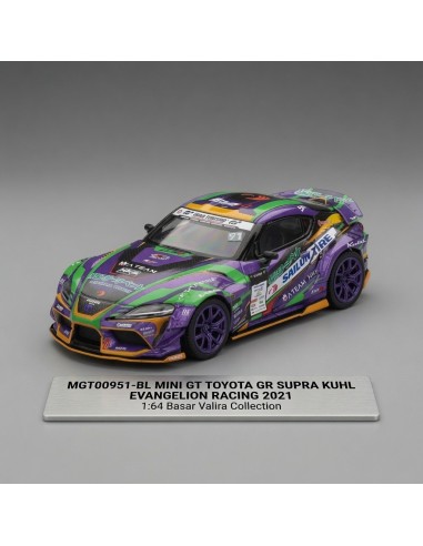 MINI GT MGT00951-BL - Toyota GR Supra KUHL D1GP Evangelion Racing 1/64 | Basar Valira
