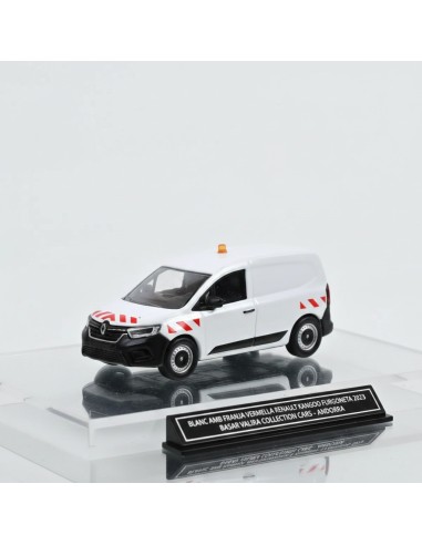 Norev 310957 - Renault Kangoo Van 2023 blanc bandes rouges 1/64 | Basar Valira