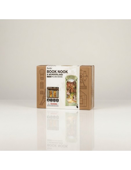 Rolife ROLI-TGB05 - Falling Sakura Book Nook 3D Wood Bookend Kit | Basar Valira