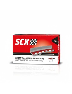 Scalextric U10473X200 - Borde Valla Curva Exterior R3 x4 1/32 | Basar Valira
