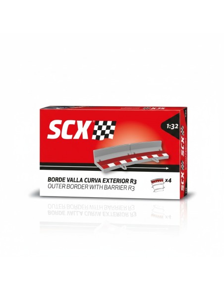 Scalextric U10473X200 - Borde Valla Curva Exterior R3 x4 1/32 | Basar Valira
