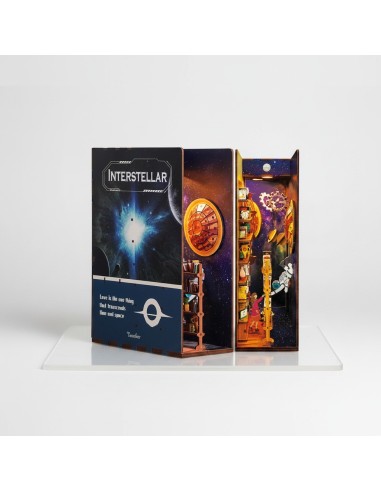Tonecheer TQ110 - Interstellar Book Nook DIY 3D wooden kit with LED | Basar Valira
