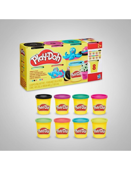 PLAY-DOH PACK DE 8 POTS 