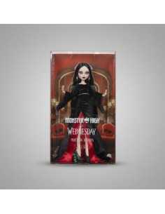 Mattel JLK99 - Monster High x Wednesday Morticia Addams Doll Skullector | Basar Valira