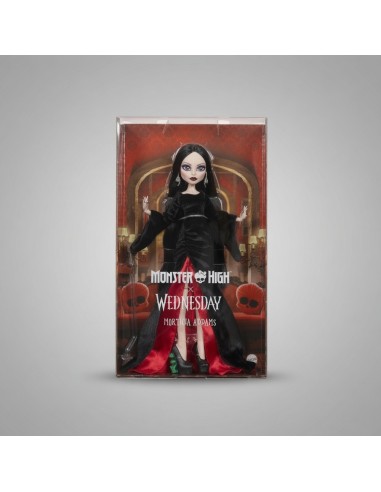 Mattel JLK99 - Monster High x Wednesday Morticia Addams Doll Skullector | Basar Valira