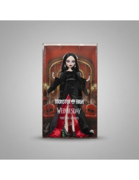 Mattel JLK99 - Monster High x Wednesday Morticia Addams Doll Skullector | Basar Valira