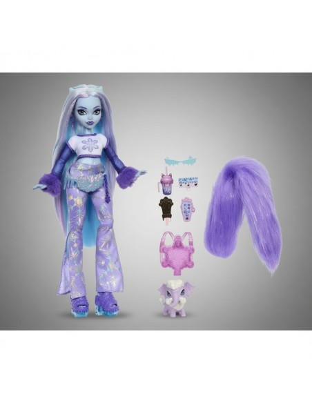Mattel HNF64 - Monster High Abbey Bominable articulée avec Tundra | Basar Valira